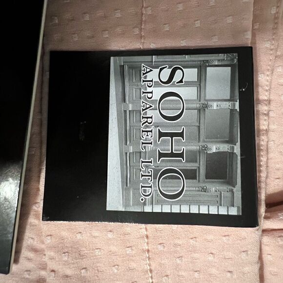 SOHO Apparel Ltd Pink l/Blush Pull‎ On Pants Size L NWT - Picture 12 of 12